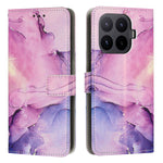 For Xiaomi 17T Stand Case Marble Pattern PU Leather Wallet Phone Cover