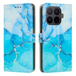 For Xiaomi 17T Stand Case Marble Pattern PU Leather Wallet Phone Cover