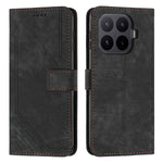 For Xiaomi 17T Pro Stand Case Imprinted Lines Leather Phone Cover