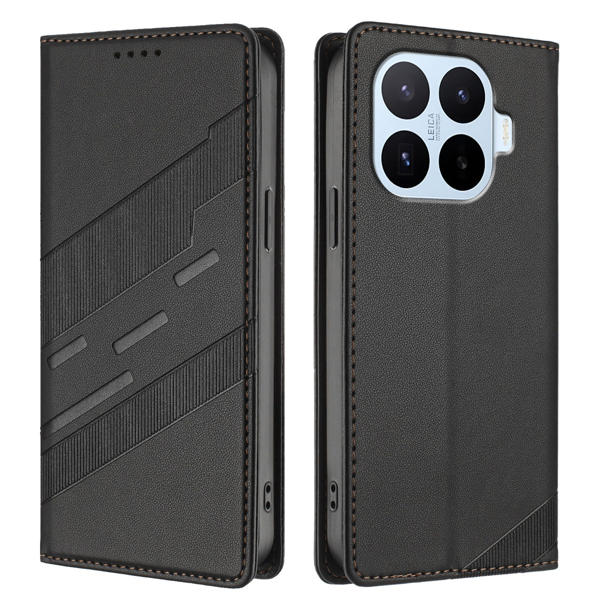 Xiaomi 17T Pro-skal 009 Punk Style Präglat Plånboksfodral i Läder med Flip-funktion