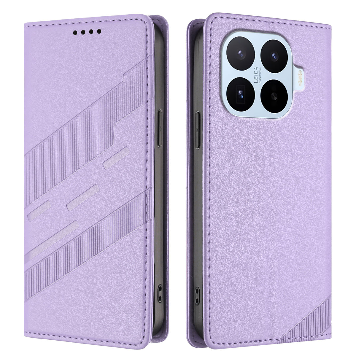 Xiaomi 17T Pro-skal 009 Punk Style Präglat Plånboksfodral i Läder med Flip-funktion