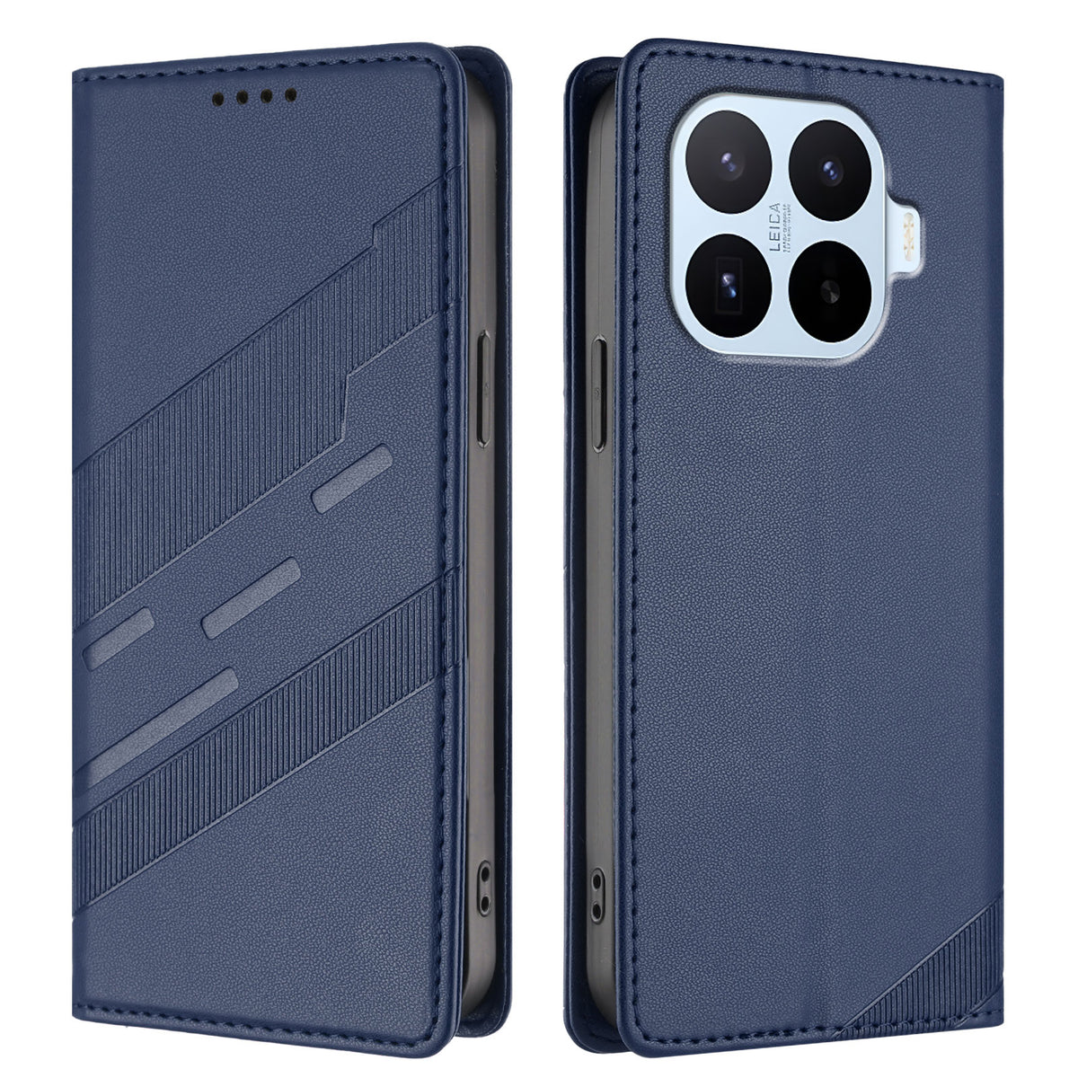 Xiaomi 17T Pro-skal 009 Punk Style Präglat Plånboksfodral i Läder med Flip-funktion