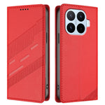 Xiaomi 17T Pro-skal 009 Punk Style Präglat Plånboksfodral i Läder med Flip-funktion