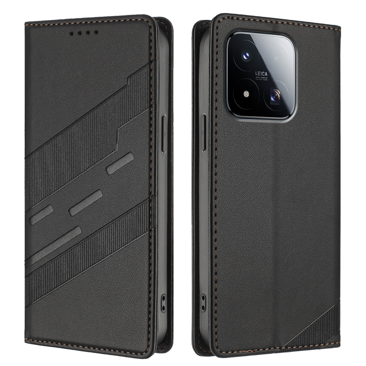 For Xiaomi 17 Max Case 009 Punk Style Imprinted Wallet Stand Folio Flip Leather Cover