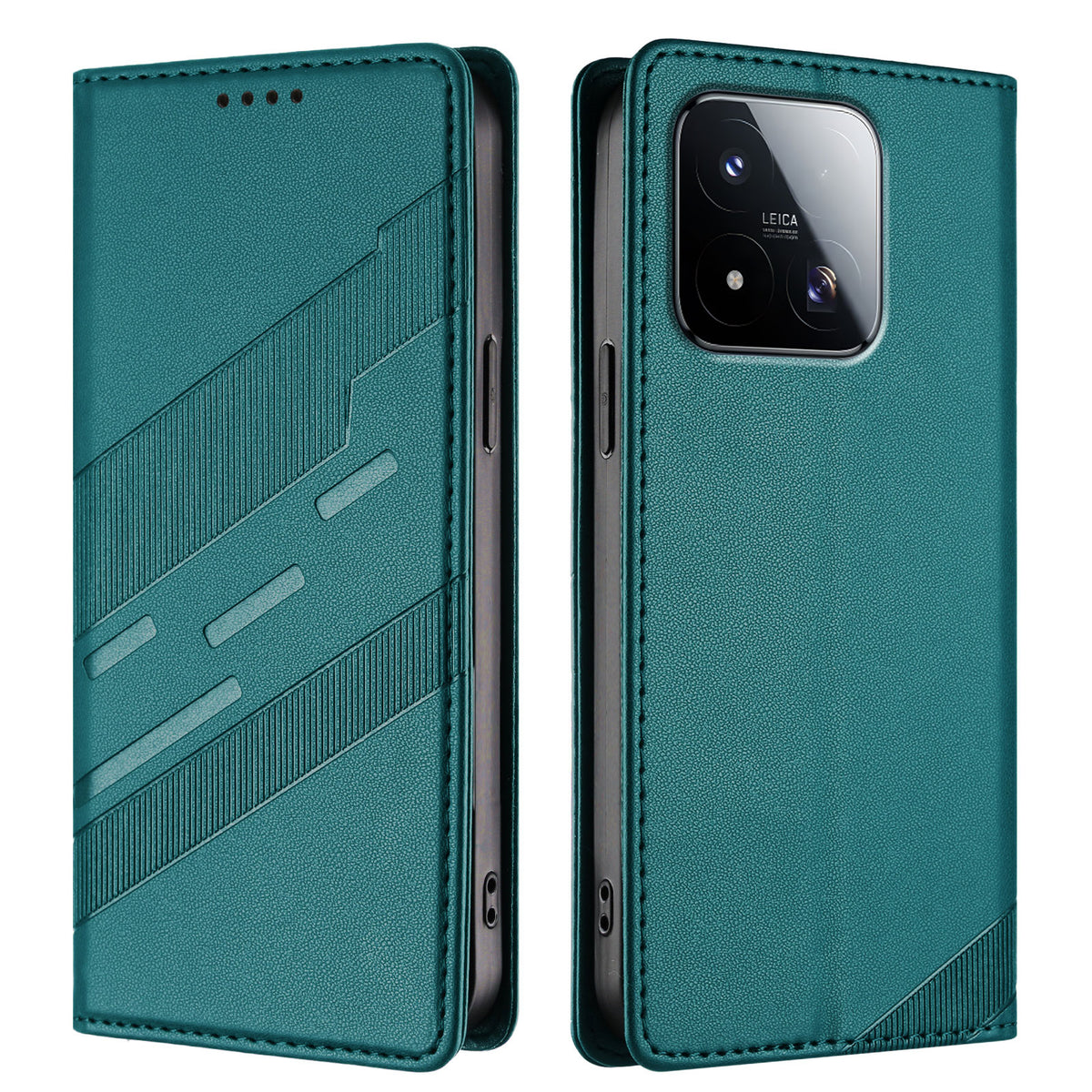 For Xiaomi 17 Max Case 009 Punk Style Imprinted Wallet Stand Folio Flip Leather Cover