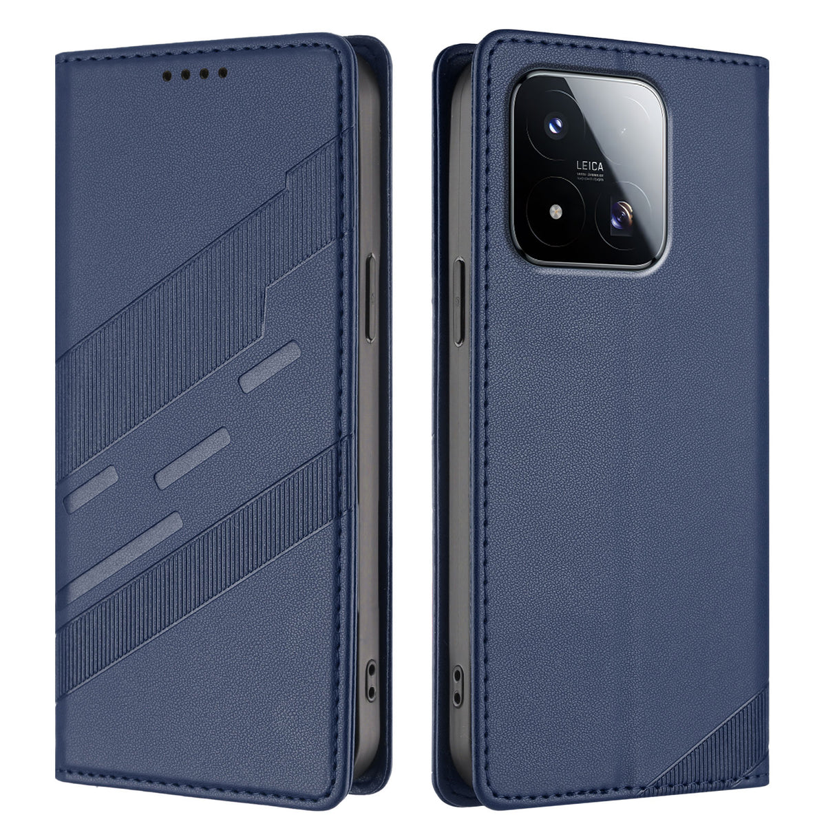 For Xiaomi 17 Max Case 009 Punk Style Imprinted Wallet Stand Folio Flip Leather Cover