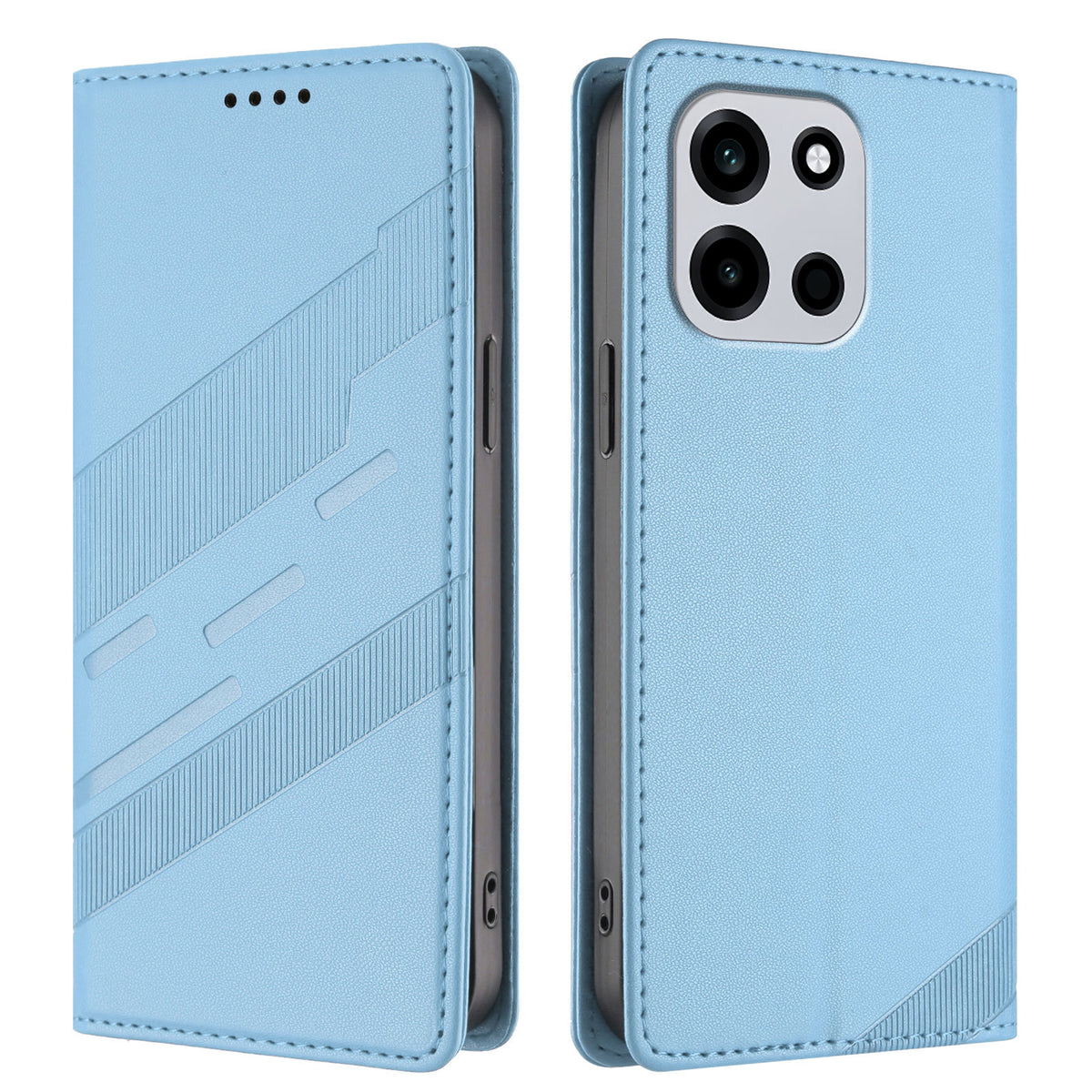 OnePlus Nord CE6 5G / OnePlus Turbo 6V 5G / OnePlus Turbo 6 5G / OnePlus Nord 6 5G-skal 009 Punk-stil, präglad plånboksfodral, läderfodral med lock, 009-mönster