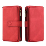 For Xiaomi 17T Zipper Wallet Case with 15 Card Slots and Strap Leather Phone Cover