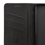 Oppo A17 4G / A17k 4G mobilskal Färgskarvning Skin-touch PU-läder Magnetiskt Auto-Stängande Stativ Plånboksfodral