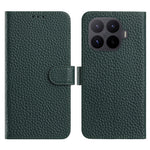 For Xiaomi 17T Pro Case Wallet Stand Litchi Texture Genuine Cow Leather Flip Phone Cover
