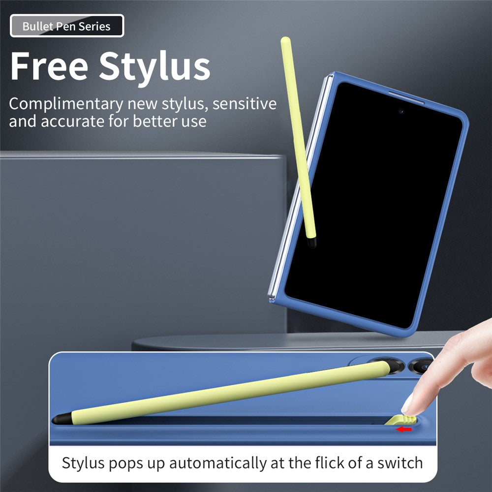 For Samsung Galaxy Z Fold8 Case with Stylus Hard PC Phone Back Cover