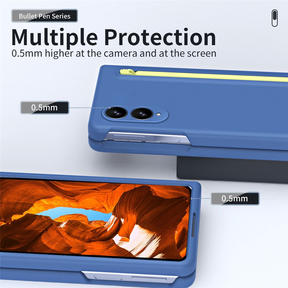 For Samsung Galaxy Z Fold8 Case with Stylus Hard PC Phone Back Cover