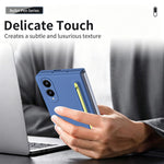 For Samsung Galaxy Z Fold8 Case with Stylus Hard PC Phone Back Cover