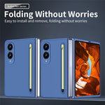 For Samsung Galaxy Z Fold8 Case with Stylus Hard PC Phone Back Cover