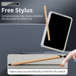 For Samsung Galaxy Z Fold8 Phone Case Hard PC Back Cover with Tempered Glass Film / Stylus