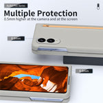 For Samsung Galaxy Z Fold8 Phone Case Hard PC Back Cover with Tempered Glass Film / Stylus