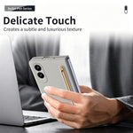 For Samsung Galaxy Z Fold8 Phone Case Hard PC Back Cover with Tempered Glass Film / Stylus