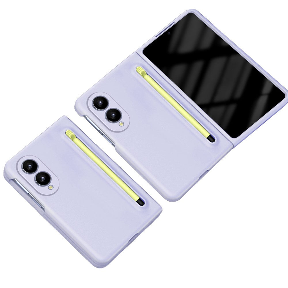 For Samsung Galaxy Z Fold8 Phone Case Hard PC Back Cover with Tempered Glass Film / Stylus