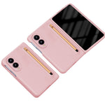 For Samsung Galaxy Z Fold8 Phone Case Hard PC Back Cover with Tempered Glass Film / Stylus