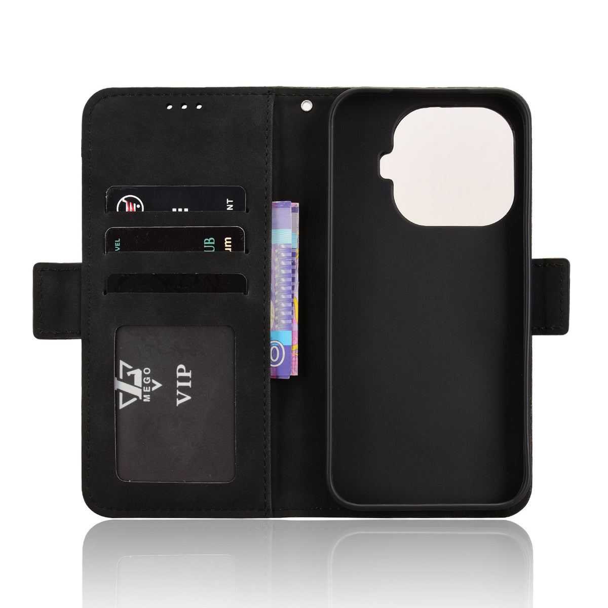 For Xiaomi 17T Pro Leather Case Phone Wallet Cover with Multiple Card Slots