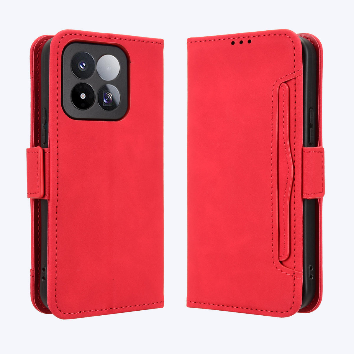 For Xiaomi 17 Max Leather Case Phone Wallet Cover with Multiple Card Slots