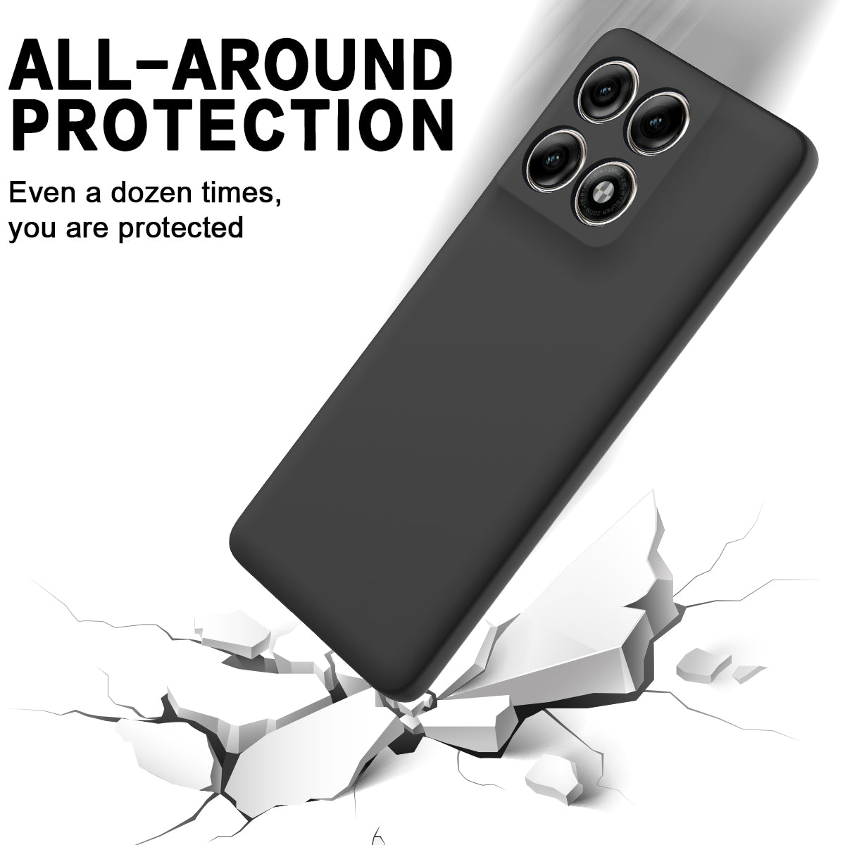 Til Motorola Edge 70 Pro+ 5G / 70 Pro 5G Flydende Silikone Cover Telefon Bagcover med Håndrem