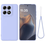 Til Motorola Edge 70 Pro+ 5G / 70 Pro 5G Flydende Silikone Cover Telefon Bagcover med Håndrem