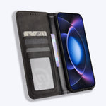 For Xiaomi 17 Max Leather Case Wallet Stand Retro Texture Phone Cover