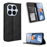 For Xiaomi 17T Pro Leather Case Wallet Stand Retro Texture Phone Cover