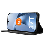 For Xiaomi 17T Pro Leather Case Wallet Stand Retro Texture Phone Cover