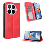 For Xiaomi 17T Pro Leather Case Wallet Stand Retro Texture Phone Cover