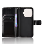 For Xiaomi 17T Pro PU Leather Case with Strap Crazy Horse Texture Phone Wallet Cover