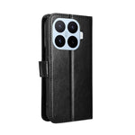 For Xiaomi 17T Pro PU Leather Case with Strap Crazy Horse Texture Phone Wallet Cover