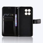For Xiaomi 17 Max PU Leather Case with Strap Crazy Horse Texture Phone Wallet Cover