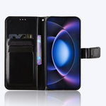 For Xiaomi 17 Max PU Leather Case with Strap Crazy Horse Texture Phone Wallet Cover