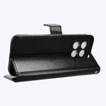 For Xiaomi 17 Max PU Leather Case with Strap Crazy Horse Texture Phone Wallet Cover