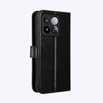 For Xiaomi 17 Max PU Leather Case with Strap Crazy Horse Texture Phone Wallet Cover