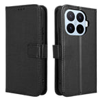 For Xiaomi 17T Pro Leather Wallet Case with Strap Diamond Texture Phone Cover