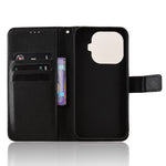 For Xiaomi 17T Pro Leather Wallet Case with Strap Diamond Texture Phone Cover