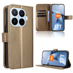For Xiaomi 17T Pro Leather Wallet Case with Strap Diamond Texture Phone Cover