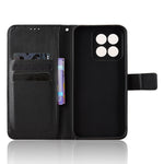 For Xiaomi 17 Max Leather Wallet Case with Strap Diamond Texture Phone Cover