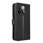 For Xiaomi 17 Max Leather Wallet Case with Strap Diamond Texture Phone Cover