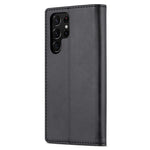 AZNS För Samsung Galaxy S23 Ultra PU-läder Magnetiskt Flipfodral Stativ Plånbok Stötskyddande mobilskal