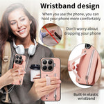 For Xiaomi 17T Case RFID Blocking Card Holder Jeans Cloth Texture Leather Back Cover with Elastic Wristband
