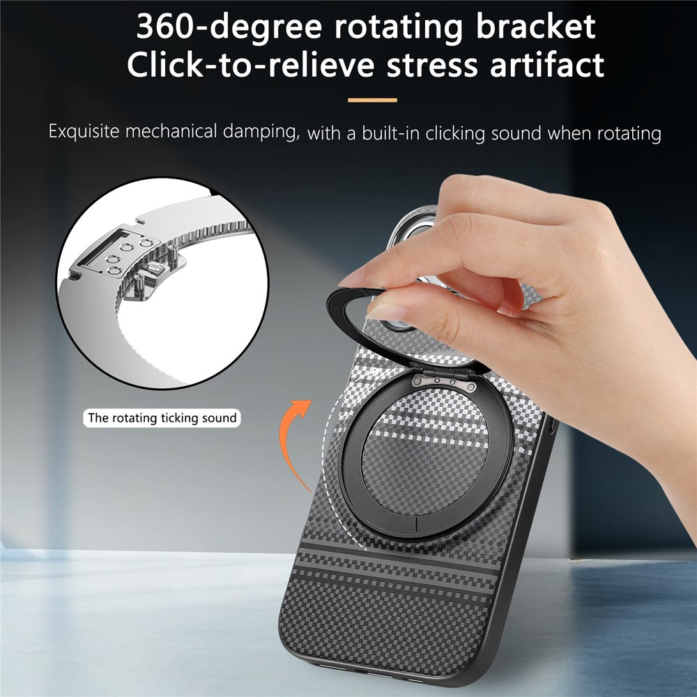 For Xiaomi 17T Magnetic Case Rotation Kickstand PU Leather + TPU Phone Cover