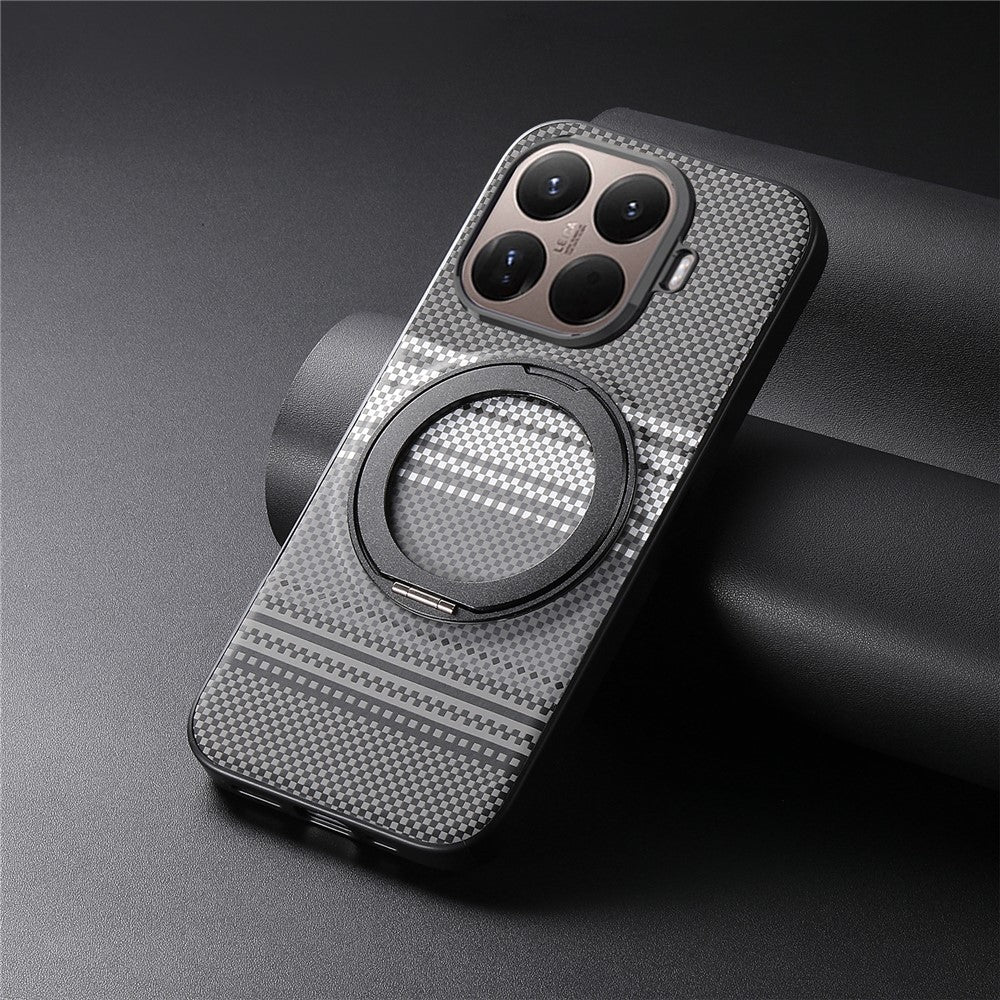 For Xiaomi 17T Magnetic Case Rotation Kickstand PU Leather + TPU Phone Cover