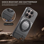 Xiaomi 17T Magnetiskt Skal Roterande Stativ PU Läder + TPU mobilskal