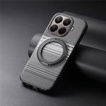 Xiaomi 17T Pro Magnetiskt Skal Roterande Stativ PU Läder + TPU mobilskal
