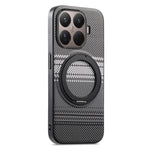 Xiaomi 17T Pro Magnetiskt Skal Roterande Stativ PU Läder + TPU mobilskal