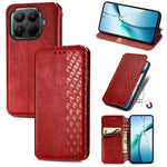 For Xiaomi 17T Pro Case Rhombus Imprint PU Leather Wallet Phone Cover